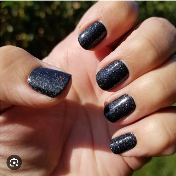 *Retired* Color Street: Only in Vegas | Black Gold Glitter Fall Goth Sparkle - Picture 10 of 16